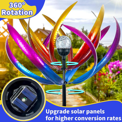 Wind Spinners Outdoor for Yard and Garden - Wind Sculptures & Spinners - 70 Inch Wind Spinner with