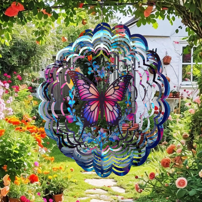 Wind Spinners Outdoor Butterfly - Birthday Gifts for Women Mom Wife Grandma, Hanging Wind