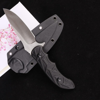 MASALONG Kni231 Full Tang Survival 9cr14mov Steel Knife With Belt Sheath For Bushcraft Camping