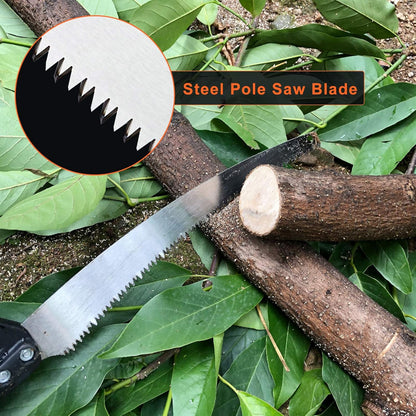 Buyplus 26FT Reach Pole Saws for Tree Trimming, Pole Saw with 5-20FT Telescoping Extension Pole