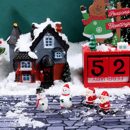 Marspark Christmas Village Accessories 5 x 50 Inch Christmas Miniature Road Village Street Mat Xmas