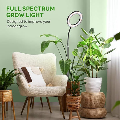 One Head Grow Lights for Indoor Plant Full Spectrum, Plant Lights for Indoor Growing with 3/9/12