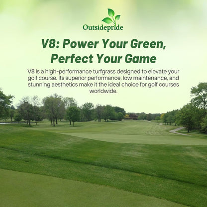 Outsidepride V8 Creeping Bentgrass Seed - 5 lbs. Fine-Bladed, Premium Quality Turf, Grass Seeds for