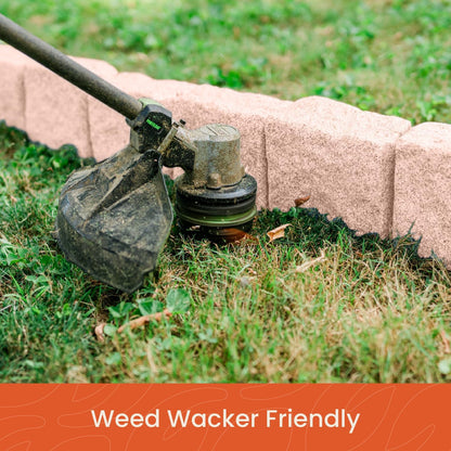 Beuta Landscape Edging | Garden Edging Border | Faux Stone Blocks for Lawn Edging, Flower Beds &