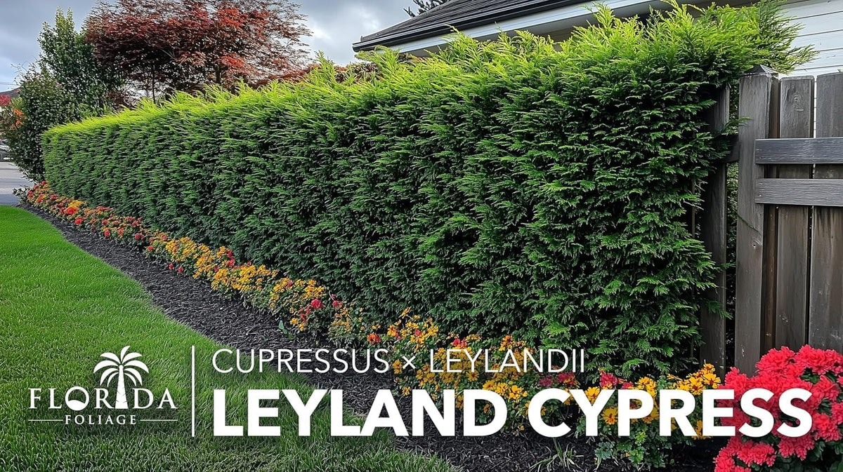 Leyland Cypress | 20 Live Plants | Cupressus × leylandii | Fast Growing Evergreen Trees | Privacy