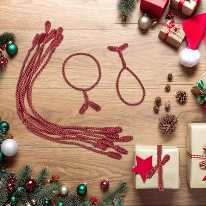 Christmas Garland Ties, 16Pcs 20in Garland Twist Ties for Banister, Reusable and Flexible