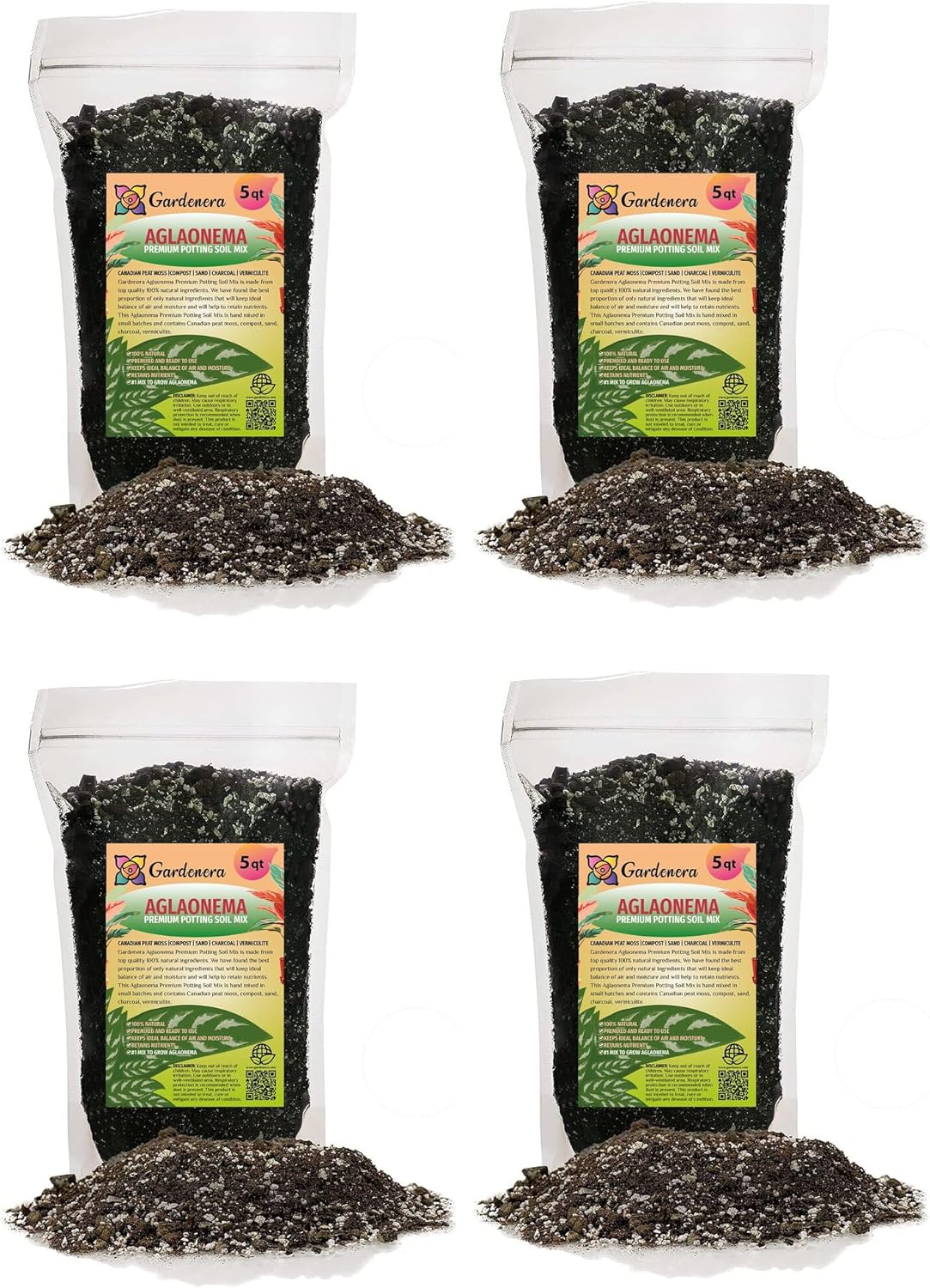 Gardenera Aglaonema Potting Mix - Unlock Robust Growth and Vibrant Leaves with Our High-Performance