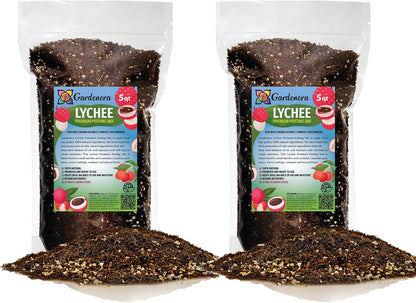 GARDENERA Premium Lychee Potting Soil Mix - Perfect Balance of Nutrients, Drainage, and Aeration