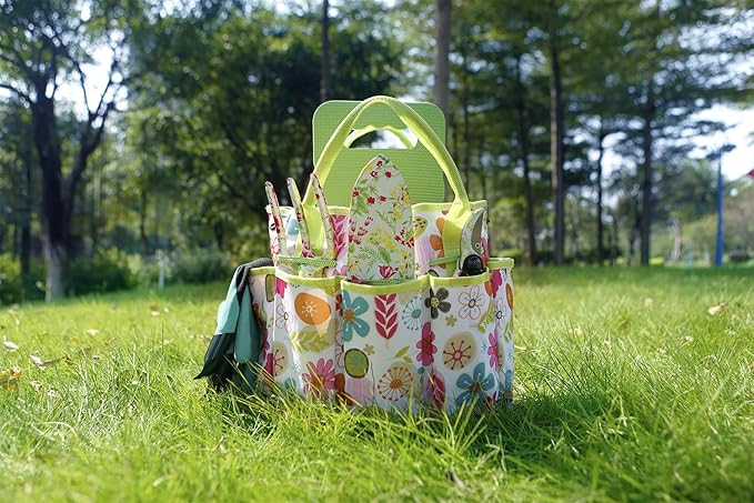 NAYE Garden Tool Set,Cute Gardening Gifts for Women,Birthday Gifts for Mom,Heavy Duty Tool Kit with