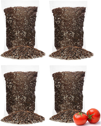 GARDENERA Organic Potting Soil for Tomato Plants - 20 Quart - Hand-Mixed with Natural Ingredients