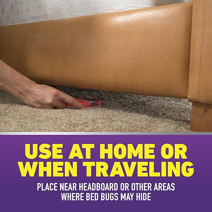 Ortho Home Defense Max Bed Bug Trap, Detect Bed Bugs in Homes and While Traveling, 2 Traps in Each