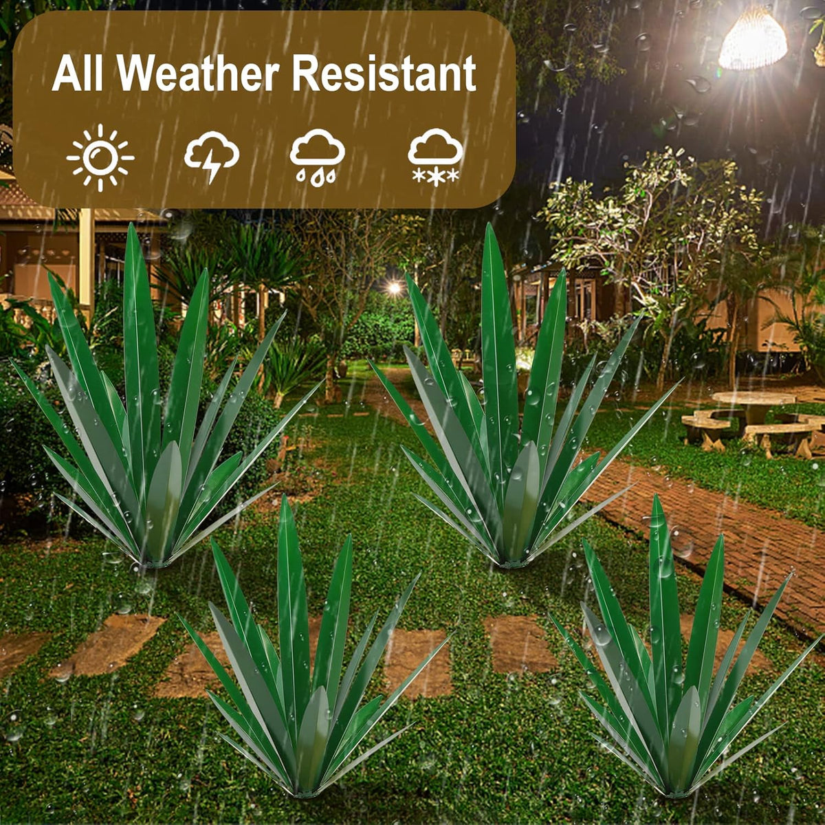 Homight Metal Tequila Country Sculpture DIY Tequila Plant Home Decor Country Tequila Garden