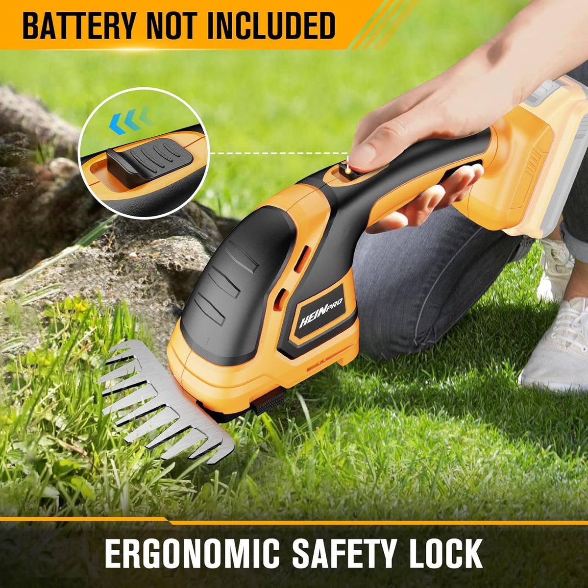 Hedge Trimmer Cordless Compatible with DEWALT 20V MAX Battery (No Battery), Electric Hedge Trimmer