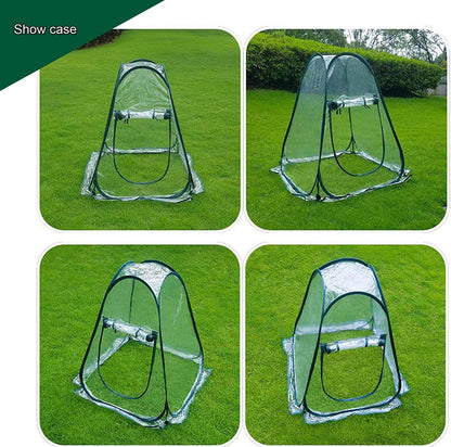 Porayhut Pop Up Greenhouse Cover,Pack of 3 Pcs,Flower House Mini Gardening Plant Flower Sunshine
