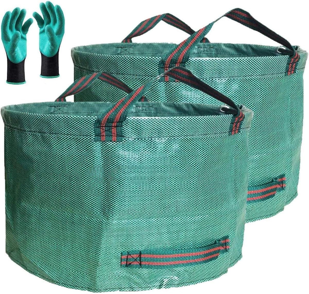Professional 2-Pack 63 Gallons Lawn Garden Bags Yard Waste Bag (D31, H19 inches) with Gardening