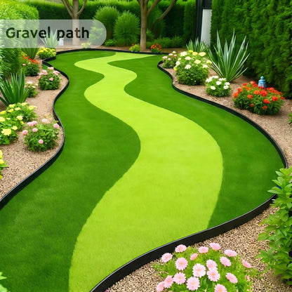 Bluepro Landscape Edging, 2 Inch 100 ft Garden Border Edging Upgraded with 150 Steel Stakes