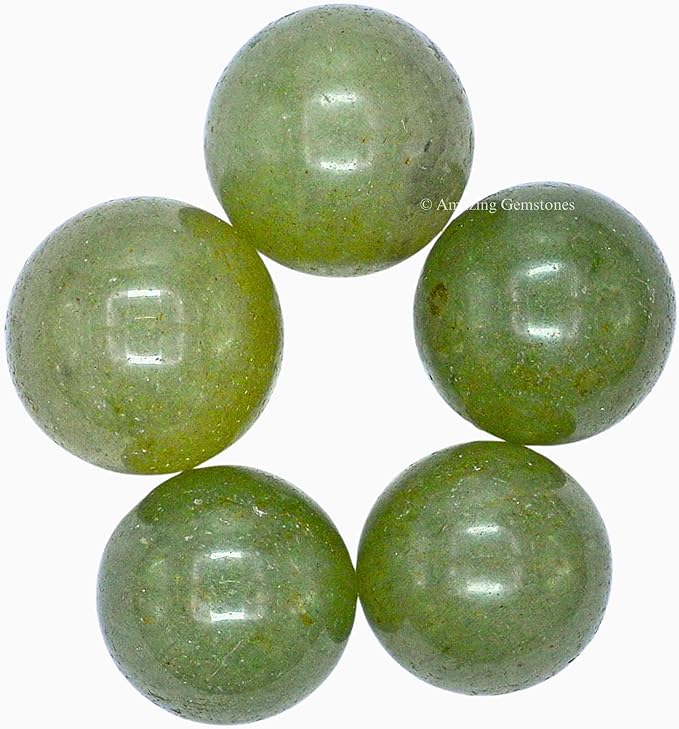 Amazing Gemstone Green Aventurine Crystal Ball - 1 Inches Crystal Sphere Meditation Balls for