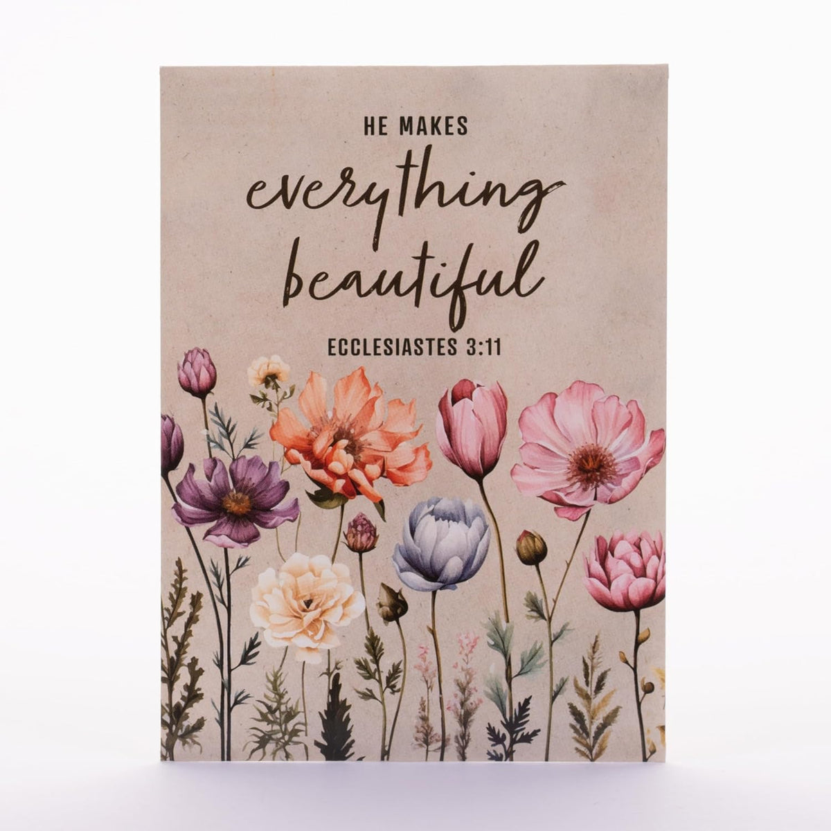 He Makes Everything Beautiful - Pollinator Wildflower Mix Seed Packets - 25 Seed Packs - Perfect