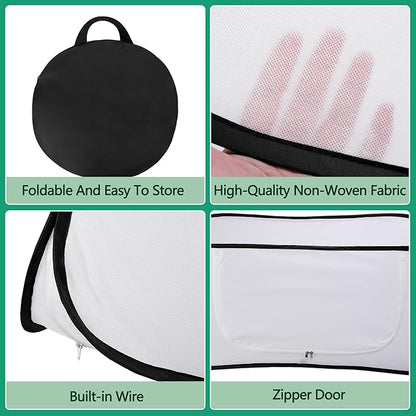 45" x 22" x 16" Pop Up Winter Garden Rows Plant Covers, Raised Garden Beds Vegetable Rows