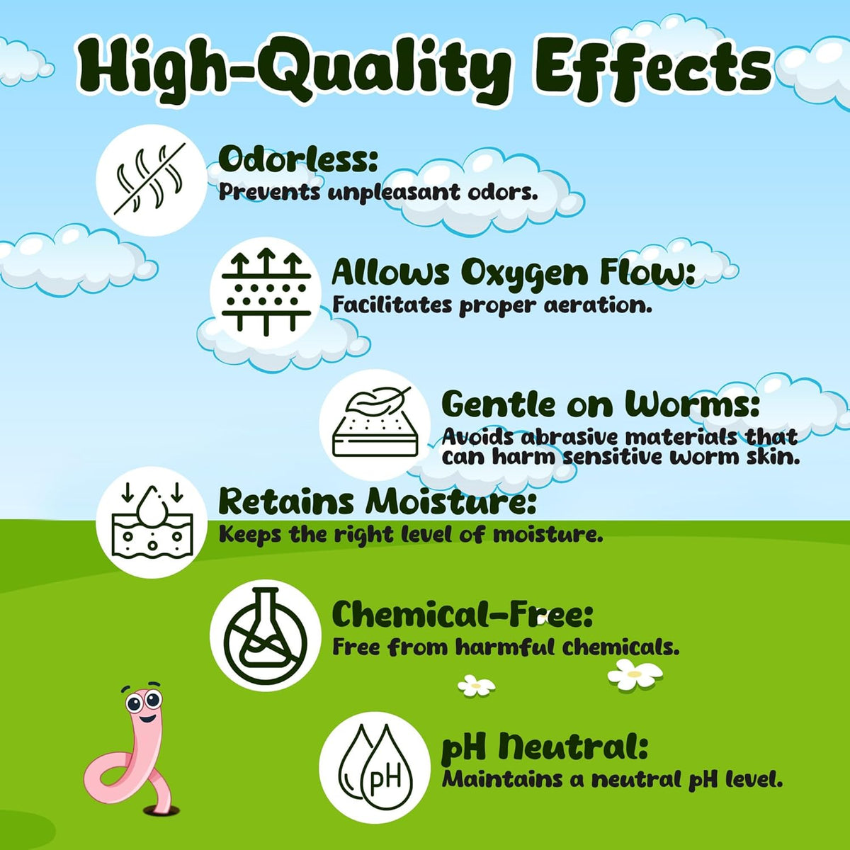 1lb Worm Bedding for Nightcrawlers and Red Wigglers (Worms Not Included) - Vermicompost Bin Worm