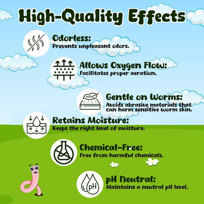 1lb Worm Bedding for Nightcrawlers and Red Wigglers (Worms Not Included) - Vermicompost Bin Worm
