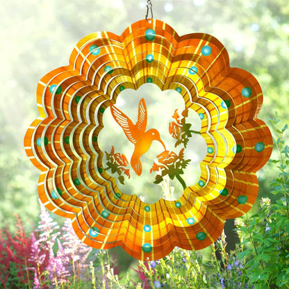 Goolyrusim Hummingbird Wind Spinner, Hummingbird Gifts for Women Mem, Humming Bird Wind Spinners