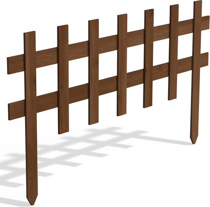 Greenes Fence Deluxe Picket Wooden Fence - 18" L x 36" W (Pack of 12)