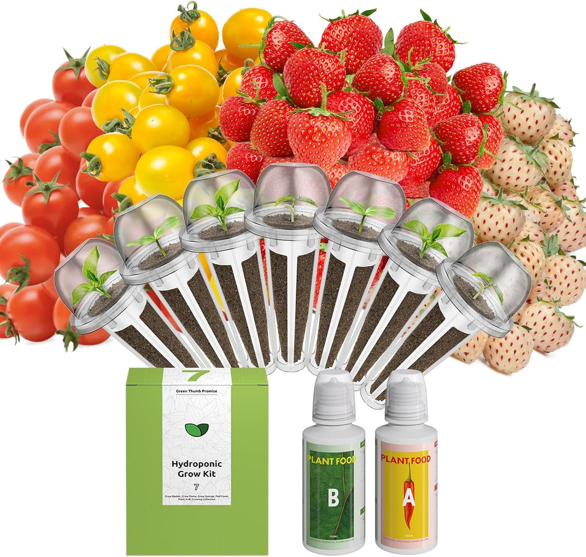 inbloom Fruit Seed Pod Kit for AeroGarden, Ahopegarden Hydroponics Growing System, 7-Pods (350