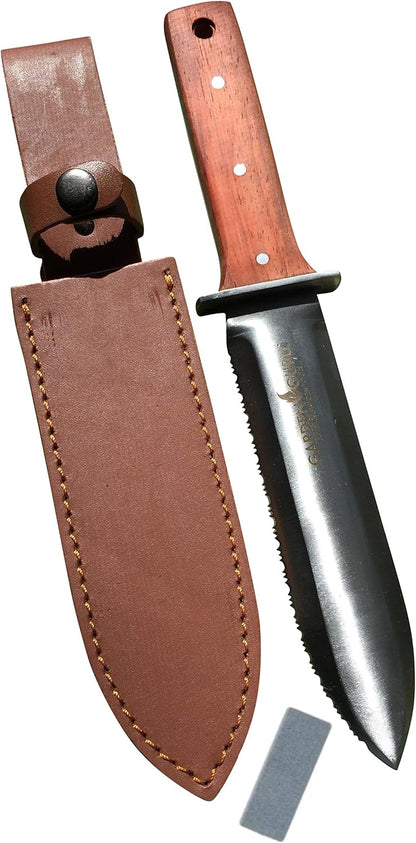 Garden Guru Hori Hori Garden Knife Supreme Set for Weeding, Digging, and Cultivating - Stainless