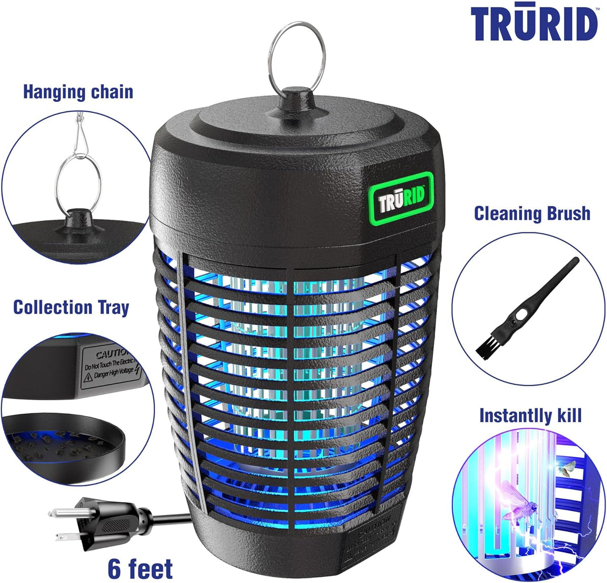 Mosquito Repellent Outdoor Patio Bug Zapper Indoor Electric Fly Mosquito Zapper Killer with