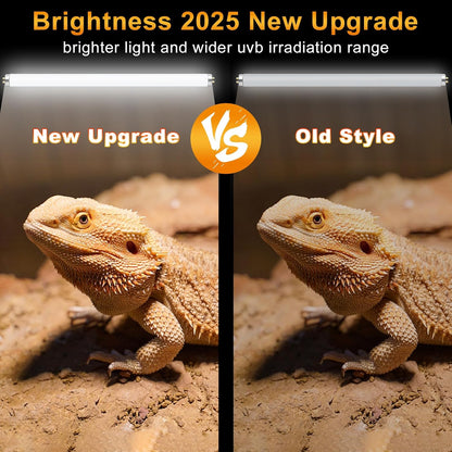 LUCKY HERP T8 30W UVB 10.0 Reptile Light, UVA UVB Reptile Light Bulb 2 Pack, Fluorescent Lamp for