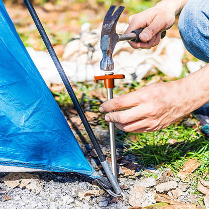 Eurmax USA Galvanized Non-Rust Camping Family Tent Pop Up Tent Stakes Ice Tools Heavy Duty