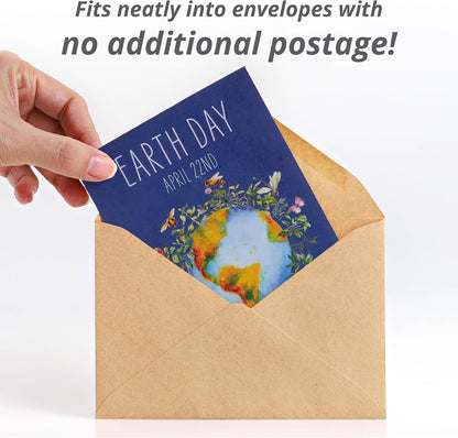 Bentley Seed Co. | Earth Day Planet Pollinator Flowers | Illustrated Bee Butterfly Flower Seed