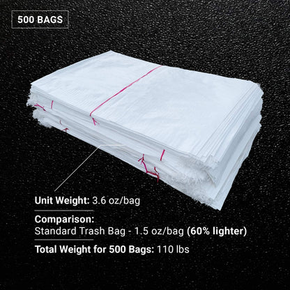 Sandbaggy Large Sandbags - Size: 25" x 40" - Thick Heavy Duty Contractor Bags, Heavy Duty Garbage