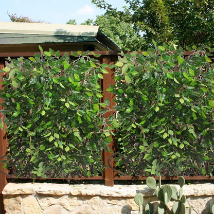 GTIDEA 12 Pcs Ficus Tree Leaves Branches Artificial Greenery Stems Silk Green Leaves Plants for