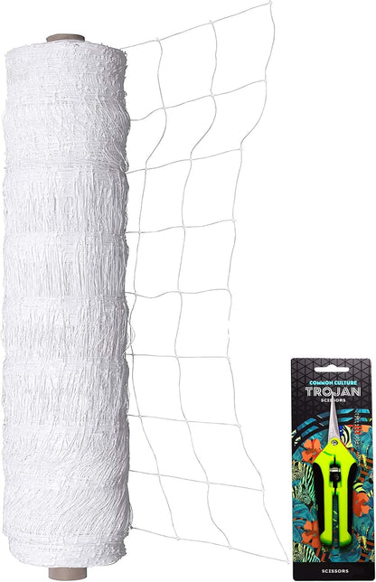 COMMON CULTURE Professional Grade Trellis Netting Bulk Roll, 4ft x 4920ft (48" x 4920' | 1.22m x