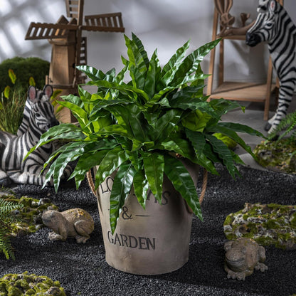 4 Pcs Artificial Greenery Stems Fake Bird Nest Fern Faux Branches Artificial Plants Realistic Fake