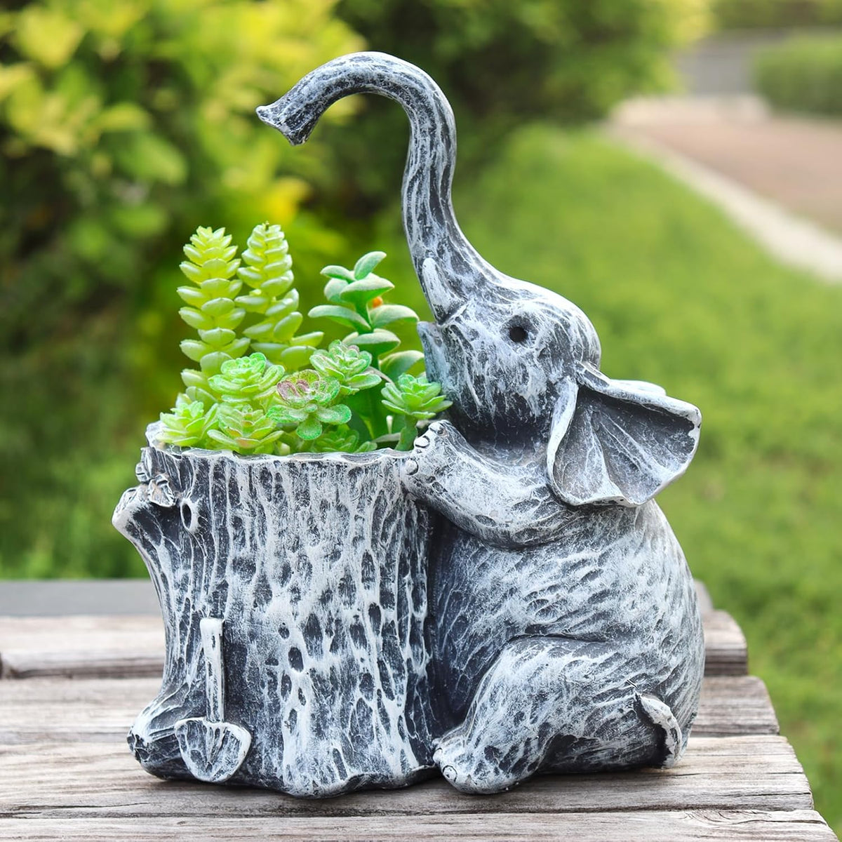 Elephant Gifts for Women Succulent Pots Indoor Planters for Plant Lovers Cute Outdoor Plant Pots