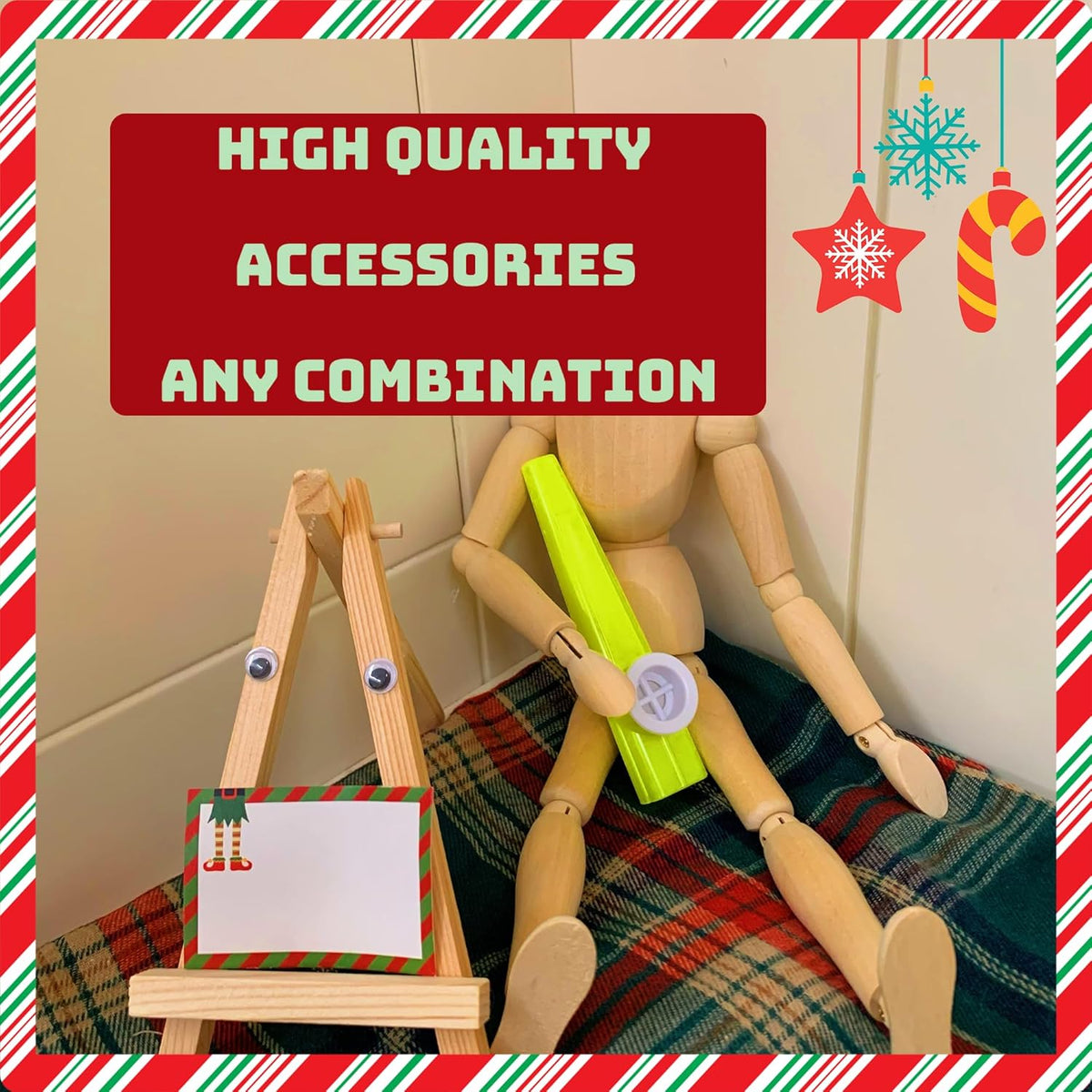 12 Day Christmas Elf Kit 2024 Elf Activities, Miniature Elf Props, Elf Accessories, Elf Mischief