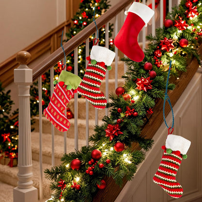 50pcs Christmas Garland Ties Green Flexible Self Locking Nylon Strap 15.7Inch Adjustable Reusable