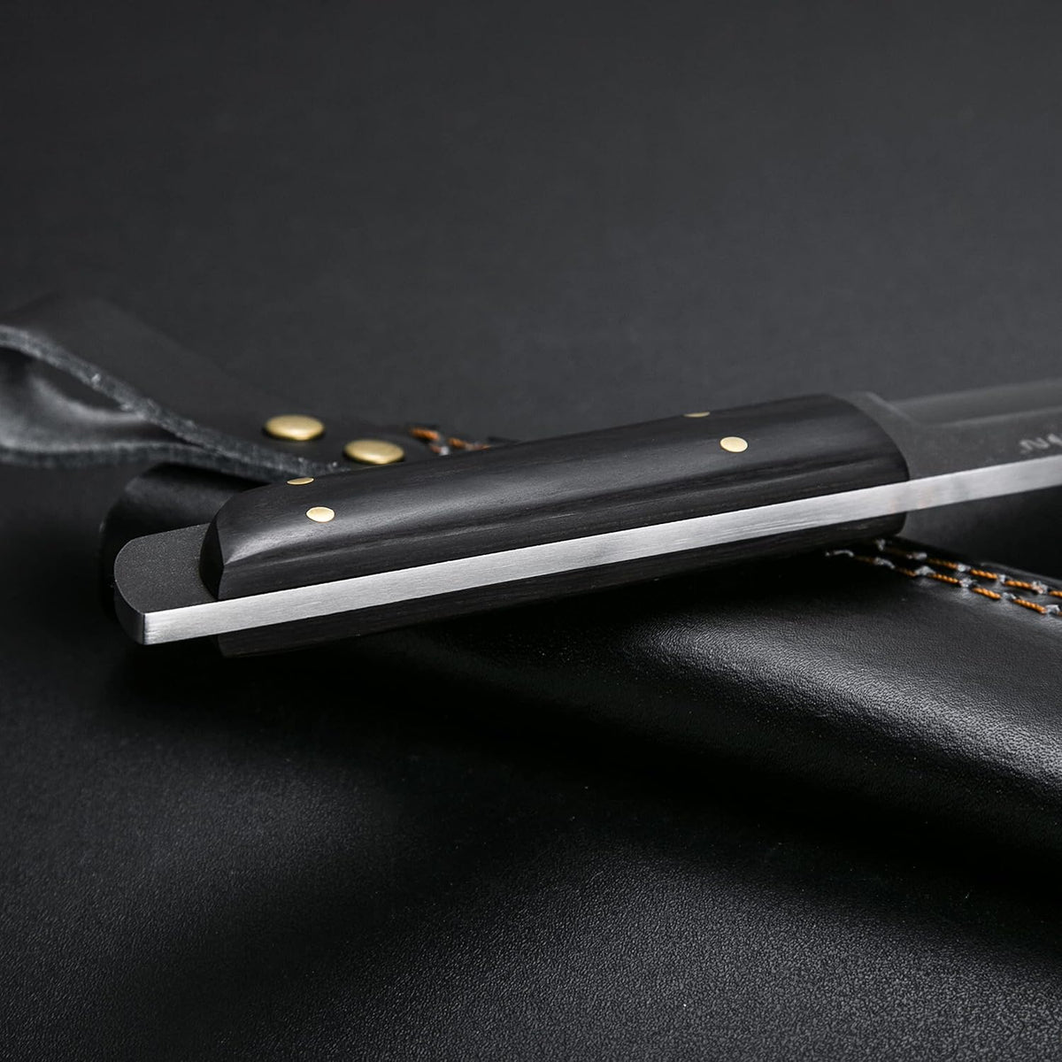 Perkin Handmade Fixed Blade Hunting Knives with Sheath-Full Tang Bushcraft Fixed-Blade Tanto Knives