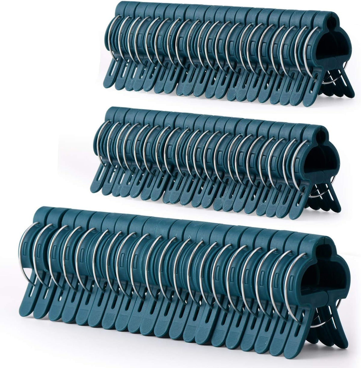 60PCS Plant Clips 2 Sizes Adjusting Reusable Garden Plant Supports Clips for Supporting Stems of