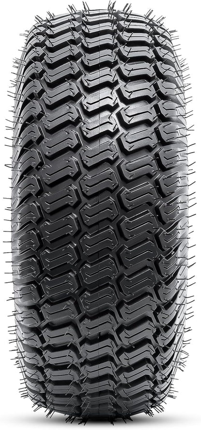 15x6.00-6(4PR) Tubeless Tire and Wheel, 15-Inch Replacement Pneumatic Tires and Wheel with 3/4"