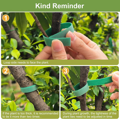 SumDirect Plant Tape 150 ft Plant Ties for Climbing Plants Garden Twist Ties Plants Adjustable