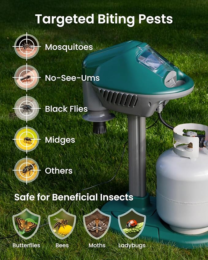 OWLTRA MT2410 Outdoor Super Effective Mosquito Trap, Quiet, Odorless, All-Weather Insect Control