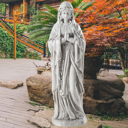 Virgin Mary Statue Outdoor, Religious Garden Statue, Blessed Mother Outdoor Statue, Large Outdoor