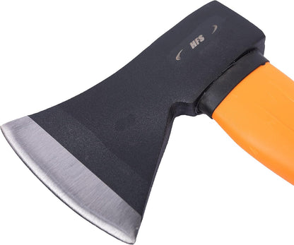HFS(R) 14.5 Inch Axe Hatchet with Fiberglass Handle 21oz/600g Head Weight Heat-Treated Blade