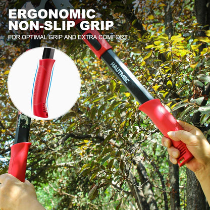 HAUTMEC Anvil Loppers for Tree Trimming Heavy Duty, Extendable 27-37'' Garden Bypass Loppers with