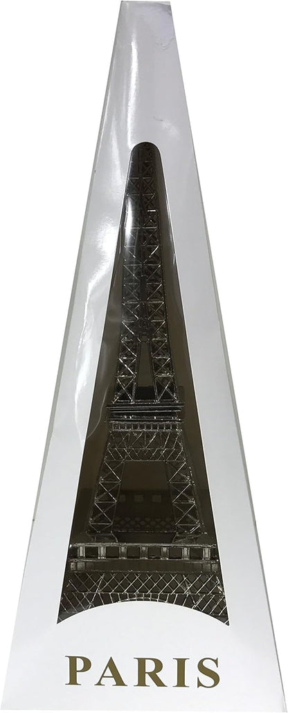 allgala Eiffel Tower Statue Decor Alloy Metal, and Size (07", Silver)