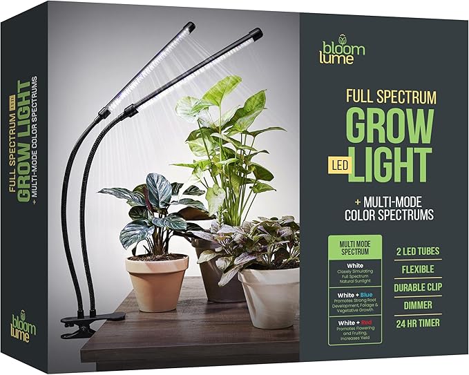 Bloom Lume LED Grow Lights for Indoor Plants Full Spectrum - Features Multi Mode Color Spectrums